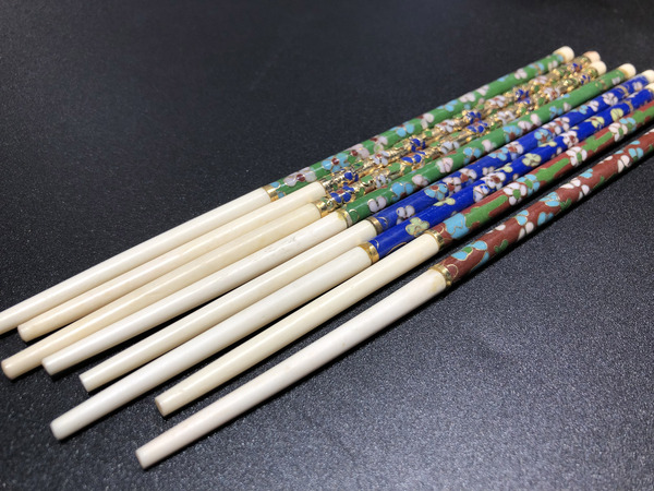 景泰蓝牛骨筷子